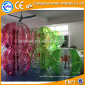 Dia 1.6M half red bubble ball soccer/bumper ball inflatable ball/zorb balls for sale